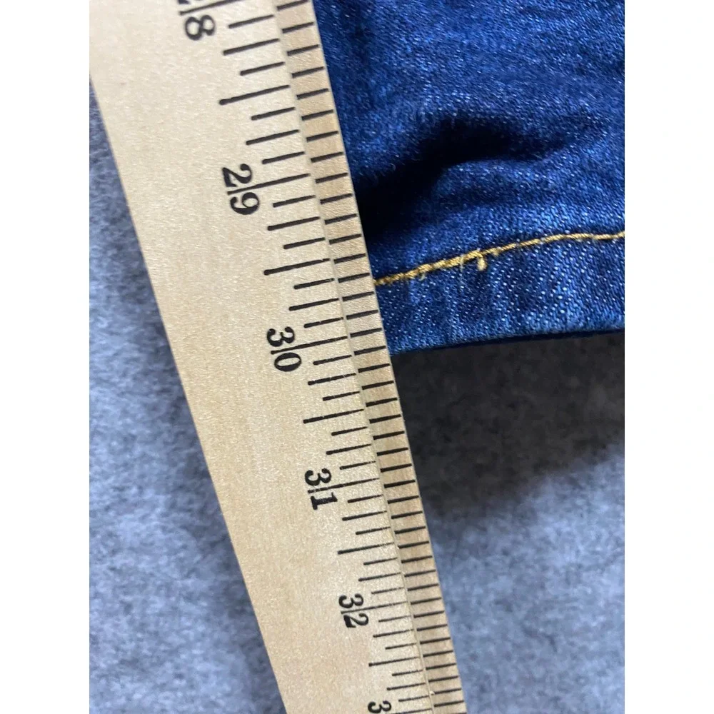 Levis 514 Straight Fit Jeans Mens 36x32 Dark Wash Blue Denim 00514-0927